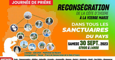 Journée re-consécration de la Cote d’Ivoire et de ses habitants à la Vierge Marie