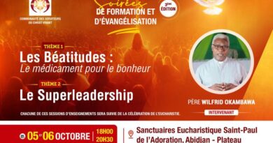 Soirée de formation et d’évangélisation à l’intention des travailleurs, des cadres et décideurs – 3e édition – Jour 2 (Communauté des Serviteurs du Christ Vivant – Mission en Côte d’Ivoire)