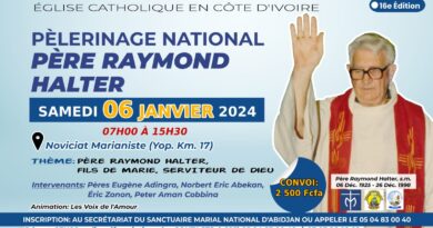« Émission Spéciale » sur le Pèlerinage National Père Raymond Halter avec Bergère Mme Varlet Delphine (Mercredi 03 Janvier 2024)